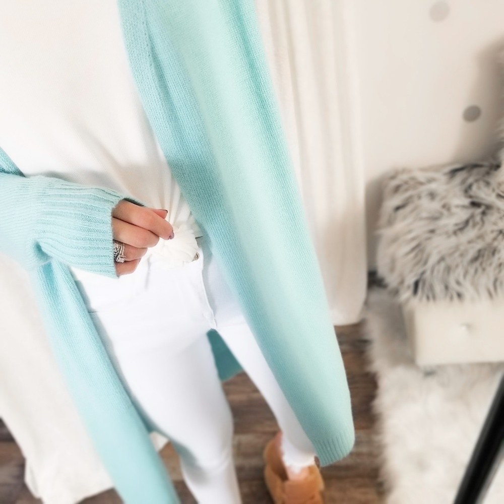 Last1️⃣SKYE Spring Cashmere Long Duster Cardigan - Picture 7 of 8